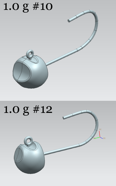 BG-1 micro jig head - 1.0 g
