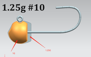 BG-1 micro jig head - 1.25 g