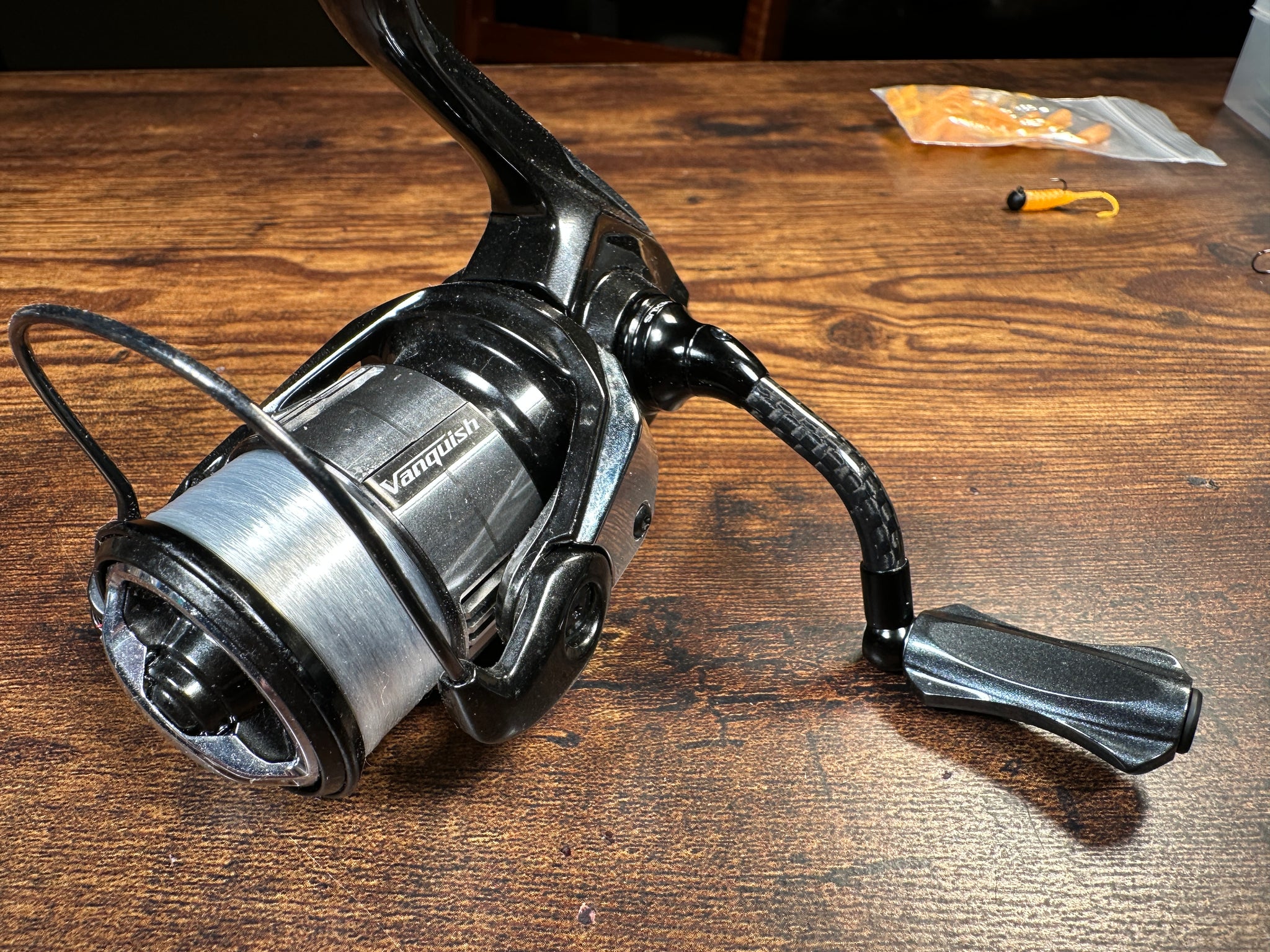 Carbon 35mm Handle/Knob/Bearings for Daiwa/Shimano