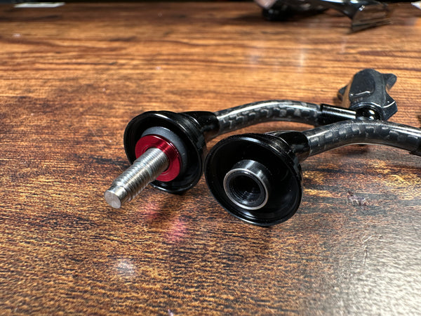 Carbon 35mm Handle/Knob/Bearings for Daiwa/Shimano