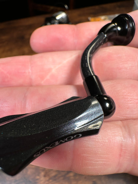 Carbon 35mm Handle/Knob/Bearings for Daiwa/Shimano