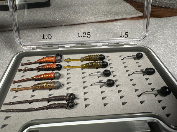 Junk box w 14 jigs