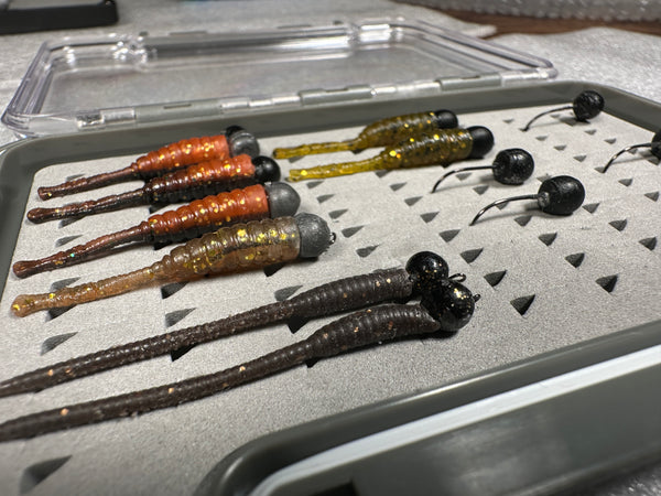 Junk box w 14 jigs