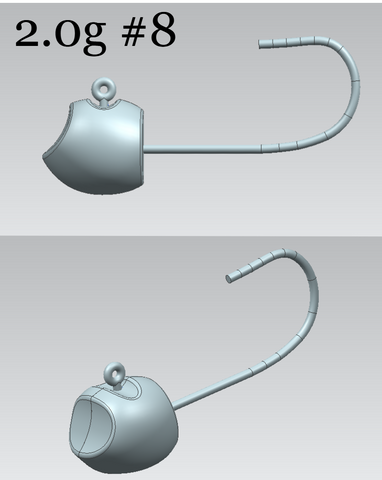 BG-1 Micro Jig 2.0g #8